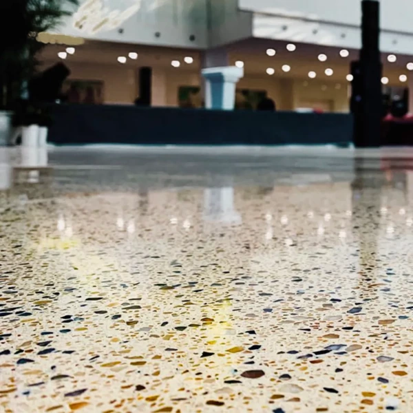 High-Gloss Terrazzo Flooring
