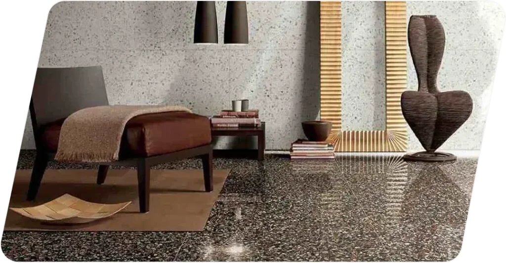 Terrazzo flooring